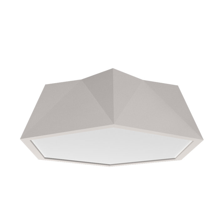 American Walnut LED Flush Mount Ceiling Light