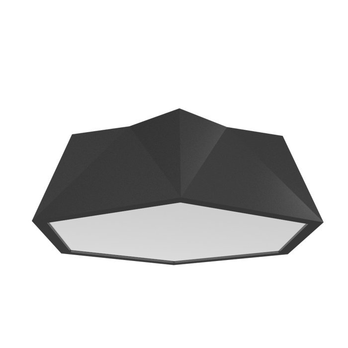 American Walnut LED Flush Mount Ceiling Light