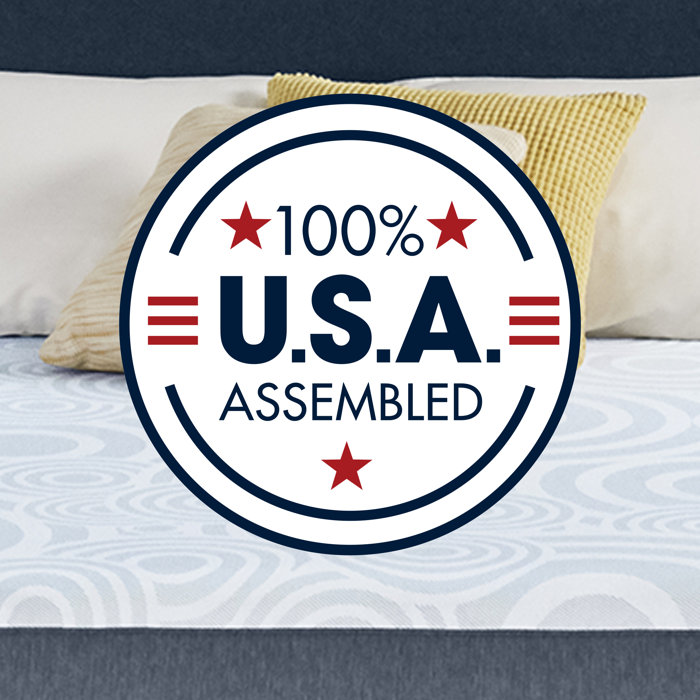 Nestled Night 10" Queen Gel Memory Foam Medium Firm Mattress