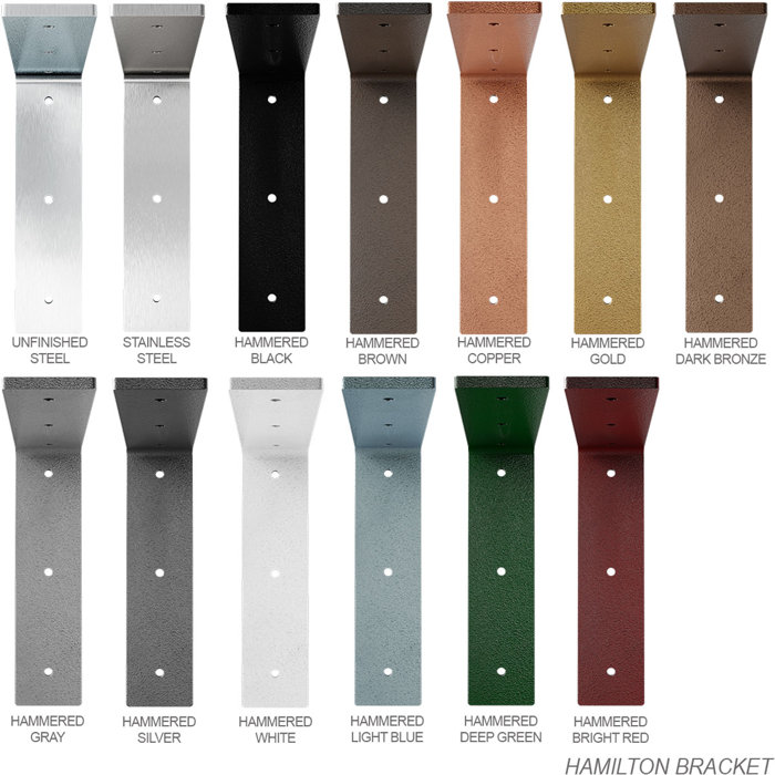 Hamilton Stainless Steel 2'' x 18'' Bracket