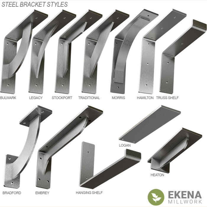 Hamilton Stainless Steel 2'' x 18'' Bracket