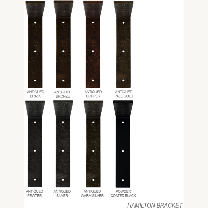 Hamilton Stainless Steel 2'' x 18'' Bracket