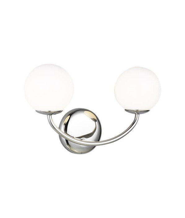 Galassia Teardrop Vanity Wall Sconce in Polished Nickel