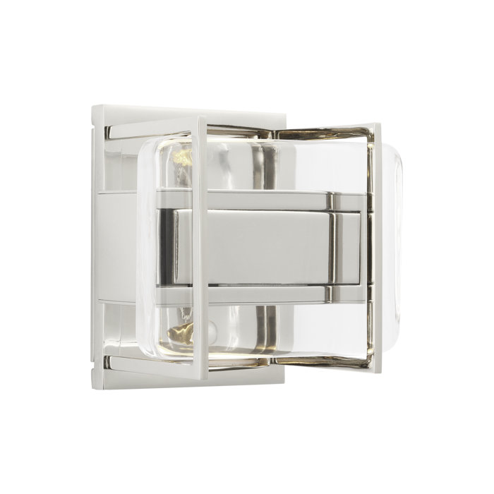 Duelle LED Polished Nickel Direct Wired Wall Sconce