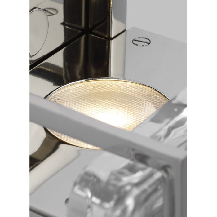 Duelle LED Polished Nickel Direct Wired Wall Sconce