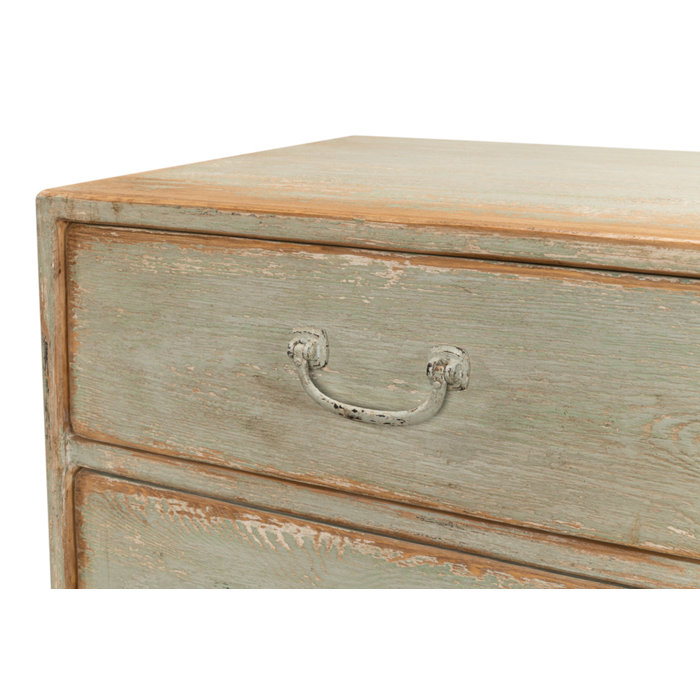 Sage Green Transitional 10-Drawer Dresser