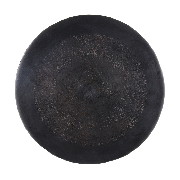 Gallo Round Black and Bronze Accent Table