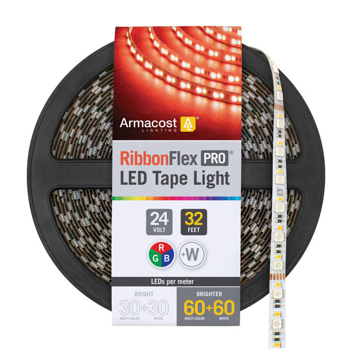 RibbonFlex Pro 32.8 ft Multi-Color and White LED Tape Light