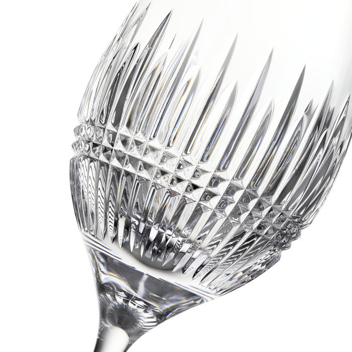 Lismore Diamond Crystal Cut White Wine Glass