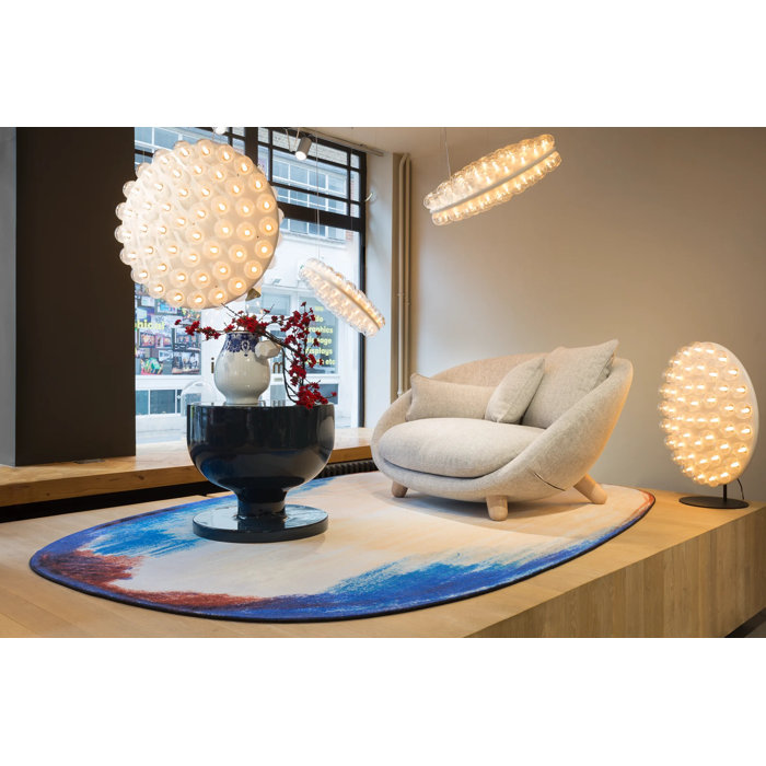 White LED Round Double Suspension Light
