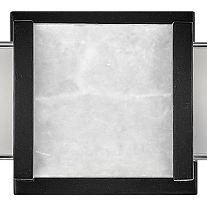 Pietra Luxe Black LED Bath Vanity Light, 24" Integrated