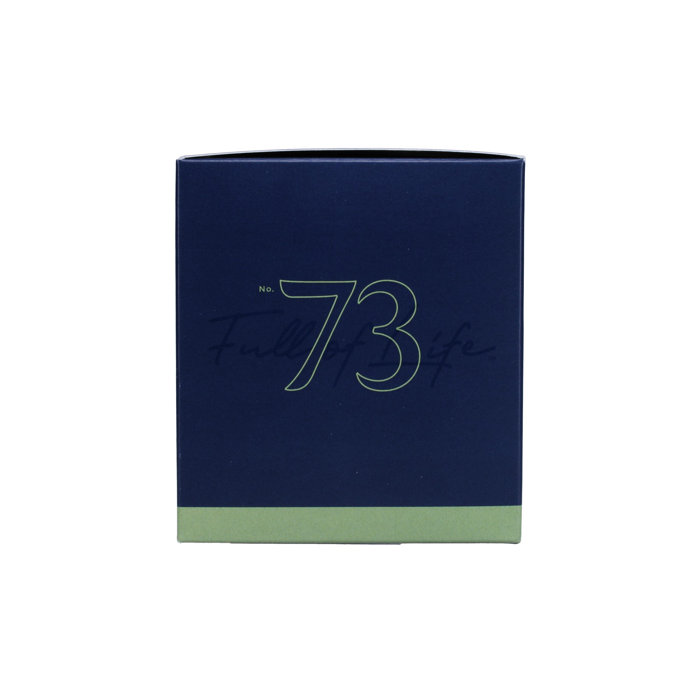 White Glass 7oz Soy Jar Candle with Vetiver Seagrass Scent