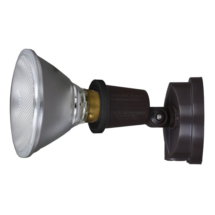 Bronze Dual-Head Outdoor Security Flood Light