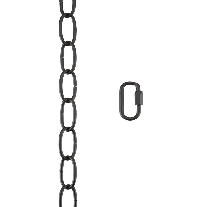 240" Black Alloy Steel Chain with Quick Link Connector