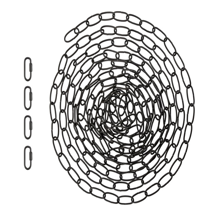 240" Black Alloy Steel Chain with Quick Link Connector
