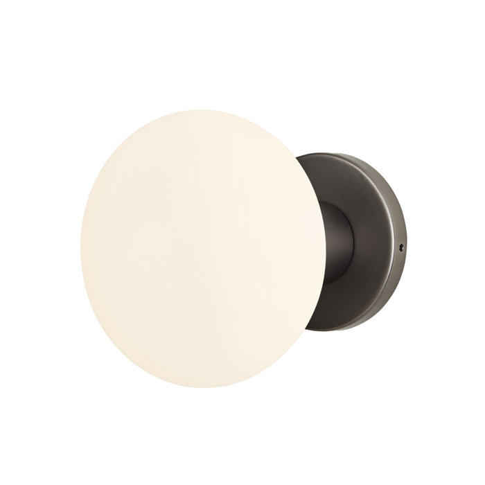 Lochan 4.25'' White Dimmable Oval LED Wall Sconce
