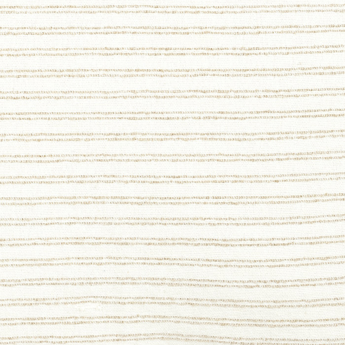 Taupe Striped Cotton Square Throw Pillow with Tassels