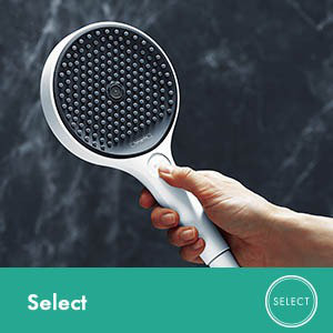 Matte Black Transitional Handheld 3-Jet Showerhead with Filter
