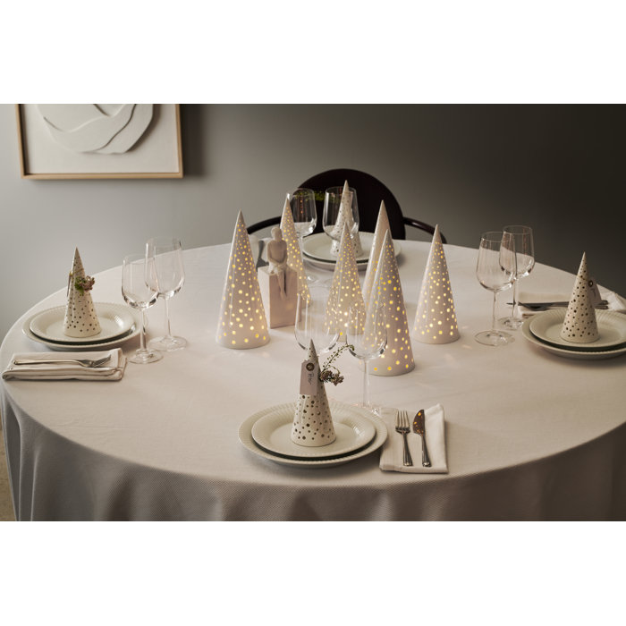 Hammershøi Contemporary White Porcelain 7.5" Dessert Plate