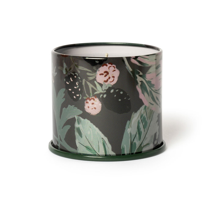 Blackberry Absinthe Soy Scented Candle in Amber Jar