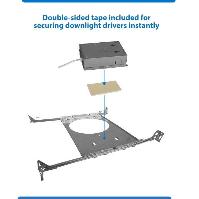 Adjustable Steel Frame for Canless LED Downlights