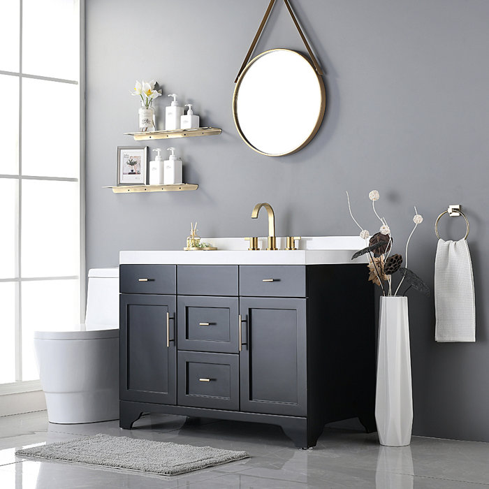 Widespread 2-handle Bathroom Faucet with Drain Assembly