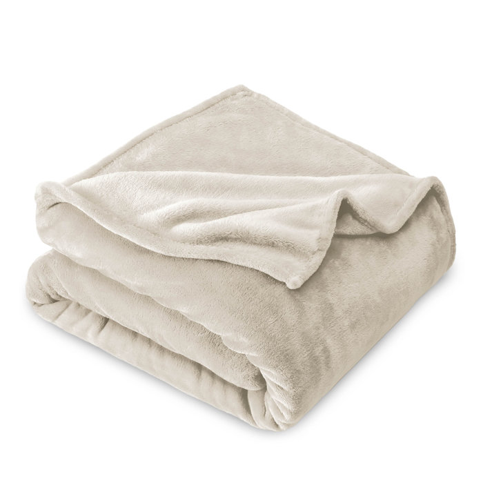 Luxurious King-Sized Red Microplush Fleece Throw Blanket