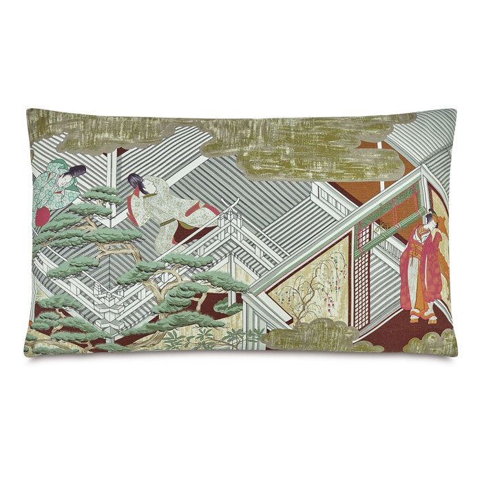 Studio 773 Lifestyle Ichika Ukiyo-E Decorative Pillow Cover & Insert