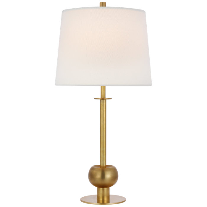 Hand-Rubbed Antique Brass Adjustable Outdoor Table Lamp