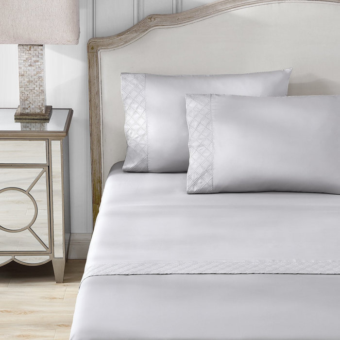 California King Charcoal Egyptian Cotton Sheet Set