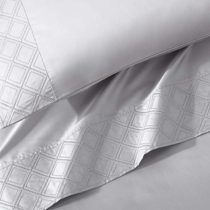 California King Charcoal Egyptian Cotton Sheet Set