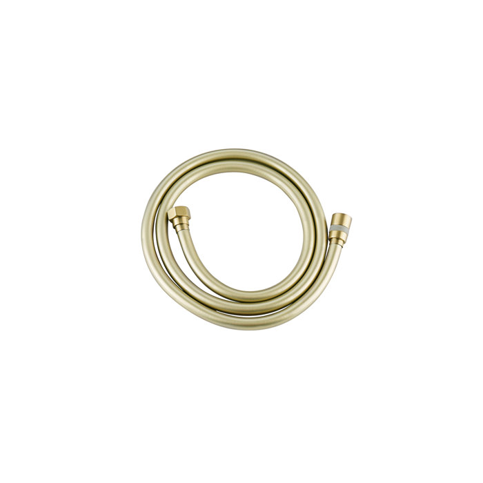 Brushed Gold Brass Wall Mounted Handheld Shower System