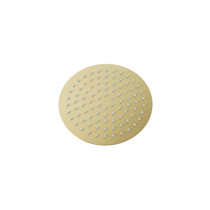 Brushed Gold Brass Wall Mounted Handheld Shower System