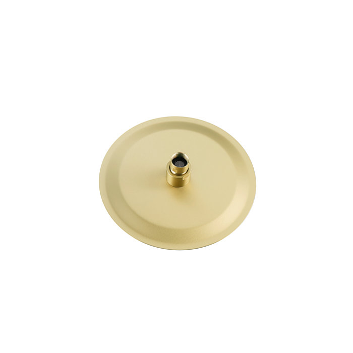 Brushed Gold Brass Wall Mounted Handheld Shower System