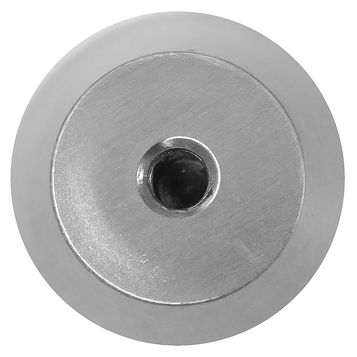 Stainless Steel Conical Cabinet Knob with Mounting Hardware