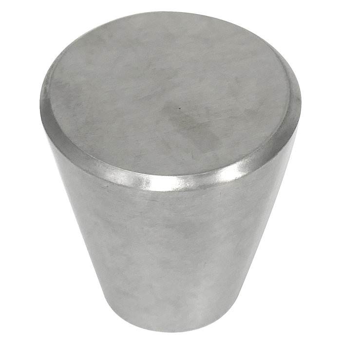 Stainless Steel Conical Cabinet Knob with Mounting Hardware