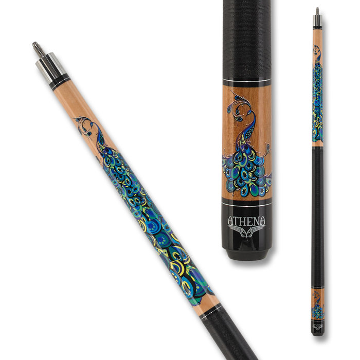 Athena 21oz Birdseye Maple Peacock Pool Cue