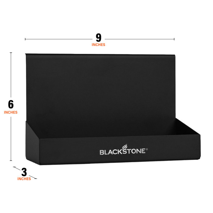 Blackstone Side Shelf Rail Accessory with Tool Hooks