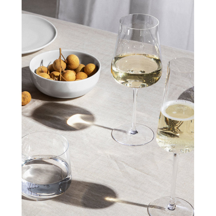 Eugenia Clear Crystal White Wine Glass Set
