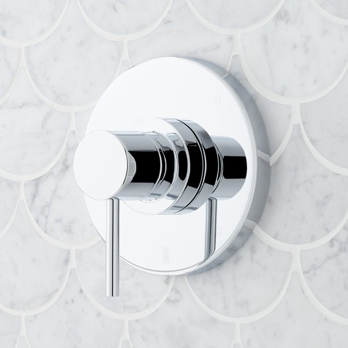 Chrome Rainfall Wall Mounted Tub and Shower Set