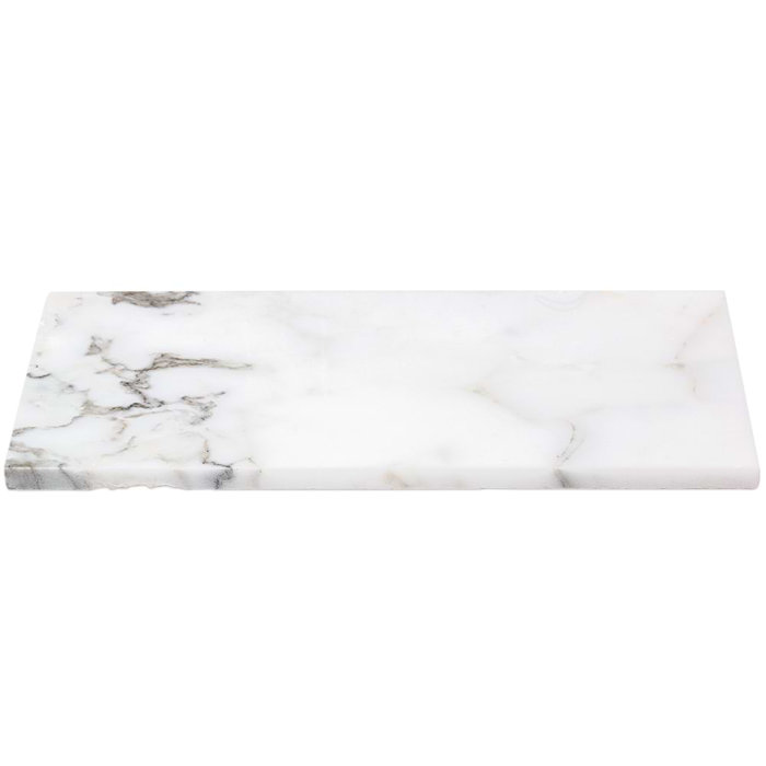 Calacatta 6" x 12" Glossy Marble Look Subway Tile