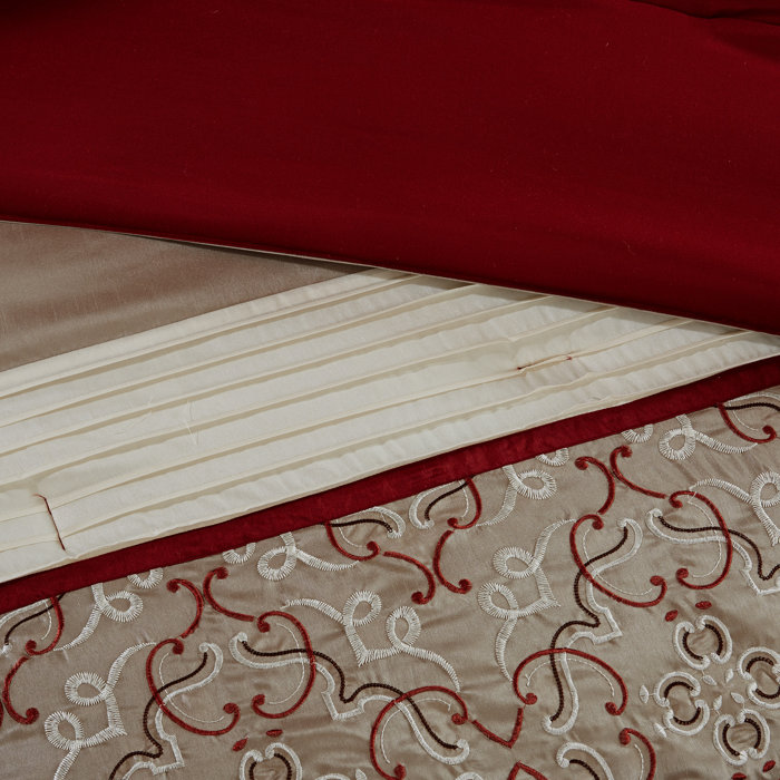 Madison Park Essentials Embroidered 24 Piece Room in a Bag Comforter Set