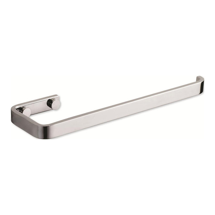 Solange Polished Nickel Modern Wall Mount Towel Ring