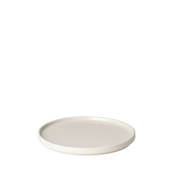Moonbeam Cream 8'' Scandinavian Ceramic Dessert Plate Set