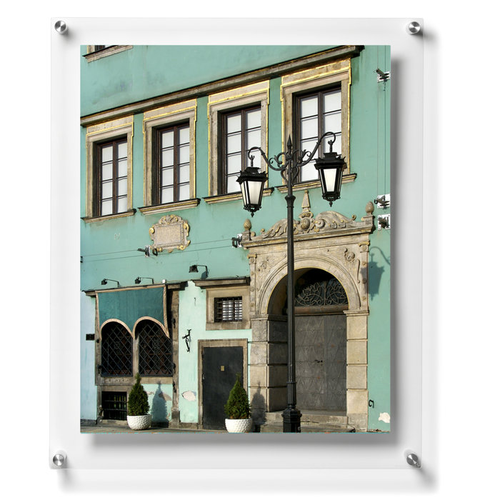 Silver Acrylic Floating Wall Frame for 16x20 Art