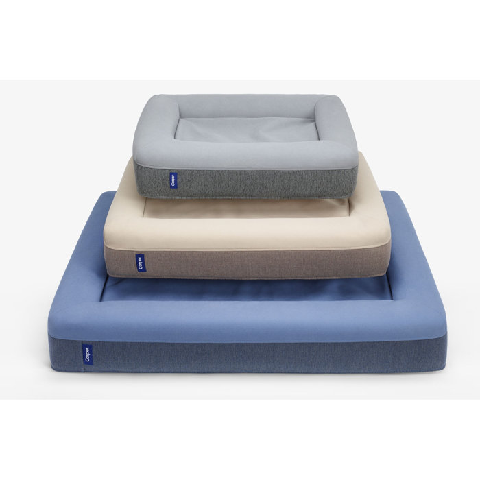Small Orthopedic Gray Memory Foam Dog Bed