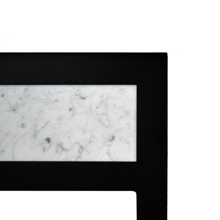 Cuzco 48" Freestanding Single Vanity Base in Black Marble