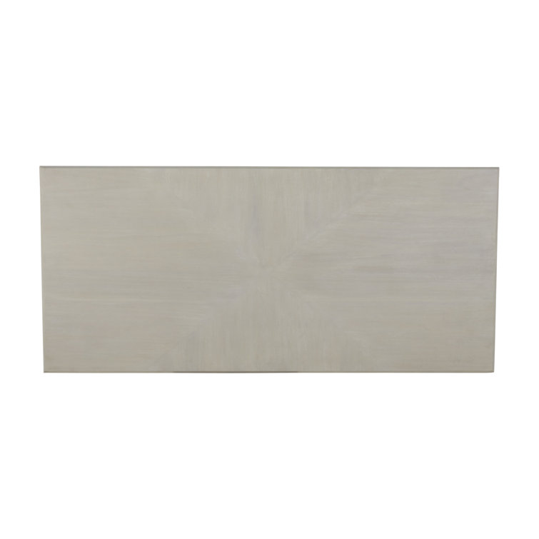 Cerused White and Gold Mahogany Dining Table