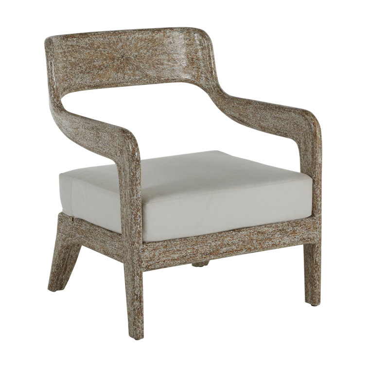 Gray Faux Fur Lounge Chair with Resin Frame