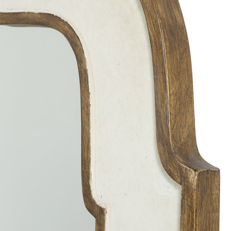 Joanie 40" x 60" Gold Framed Rectangular Wood Mirror